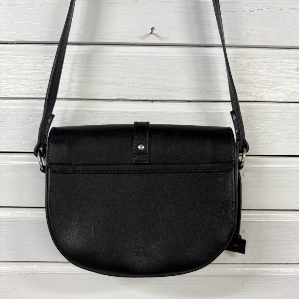 American Eagle | Black Leather Crossbody Bag - Picture 2 of 8